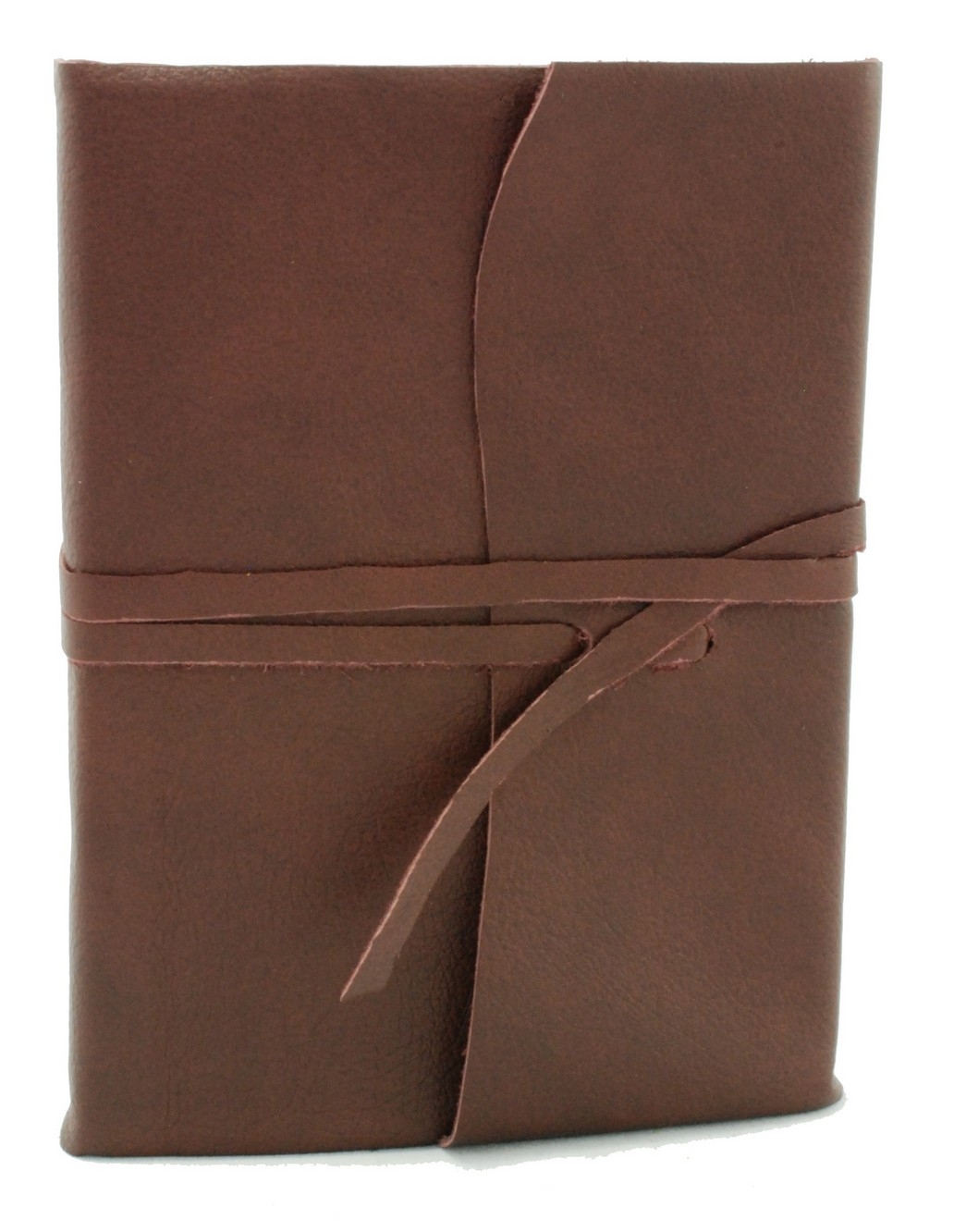 Amalfi Leren Notitieboek Groot Chocoladebruin Blanco