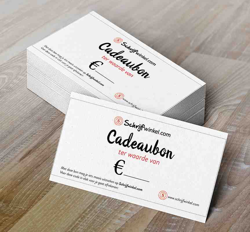 Cadeaubon Schrijfwinkel.com 15 euro