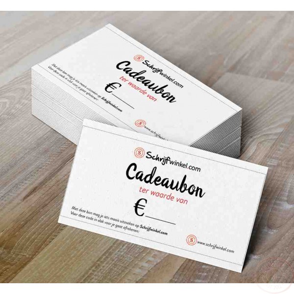 Cadeaubon Schrijfwinkel.com 40 euro