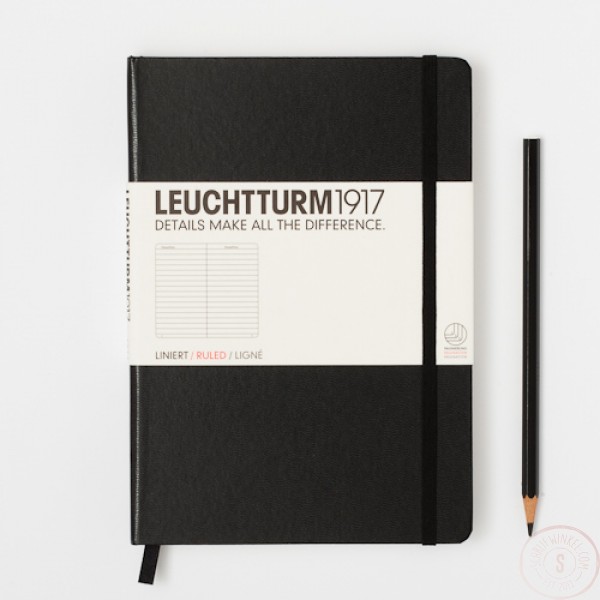 Leuchtturm1917 Medium Notitieboek Zwart