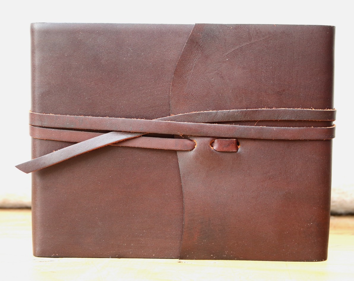 Ravello Leren Schetsboek Middelgroot Chocoladebruin